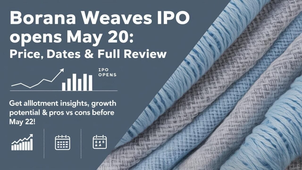 Borana Weaves IPO Opens May 20: Key Details, Price Band & Allotment and Listing Dates 1 Borana Weaves IPO Opens May 20: Key Details, Price Band, Allotment and Listing Dates