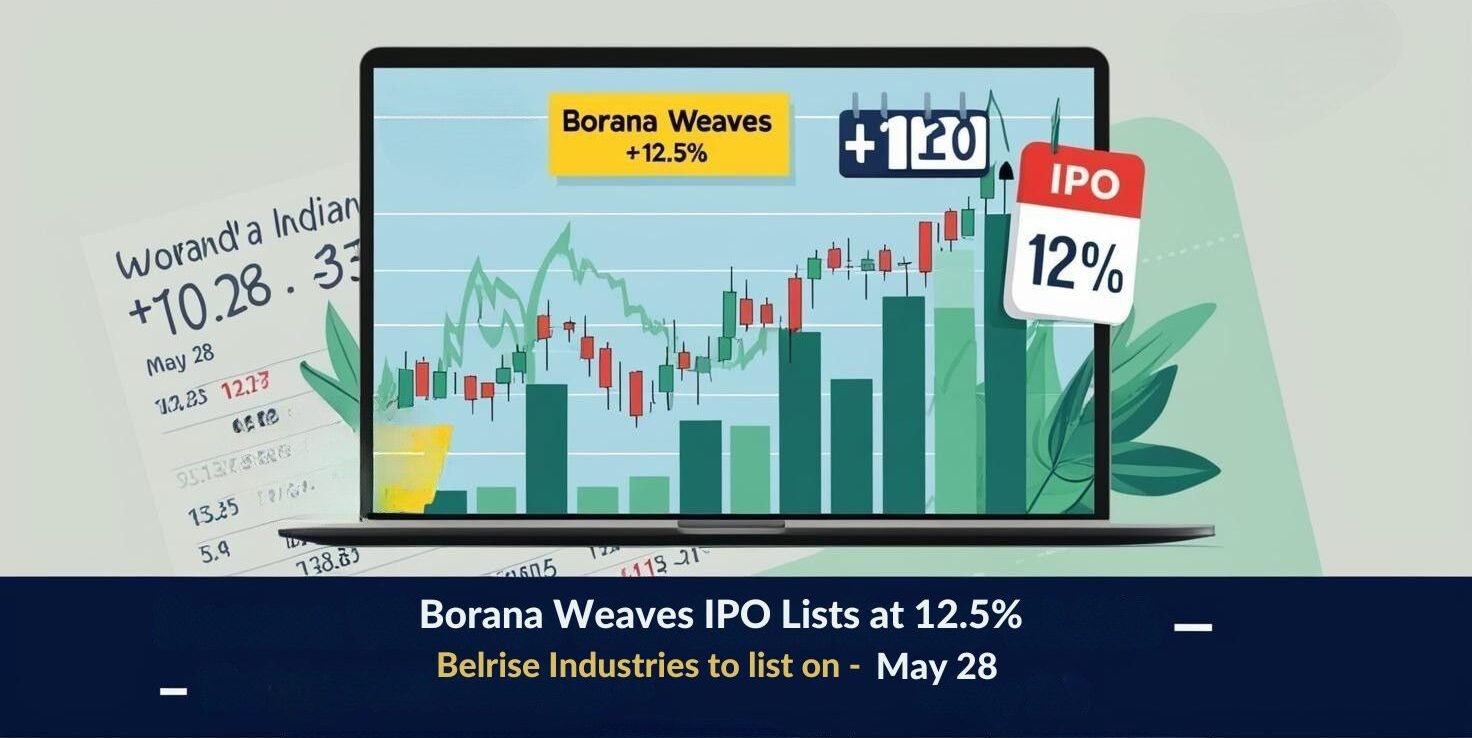Borana Weaves IPO Lists Strong at 12.5% Premium — Belrise Industries Up Next! 1 Borana weaves ipo lists at 12. 5 1 e1748328371813