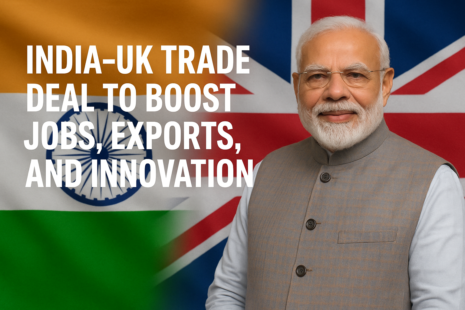 Historic India-UK FTA Deal to Boost Jobs, Exports, and Innovation! 1 Historic India-UK Trade Deal to Boost Jobs, Exports, and Innovation