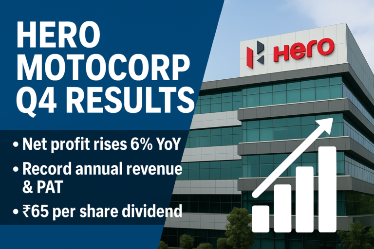 Hero MotoCorp Q4 Results: Profit Rises 6%, Dividend Declared at ₹65/Share 5 Hero MotoCorp Q4 Results: Profit Rises 6%, Dividend Declared at ₹65/Share