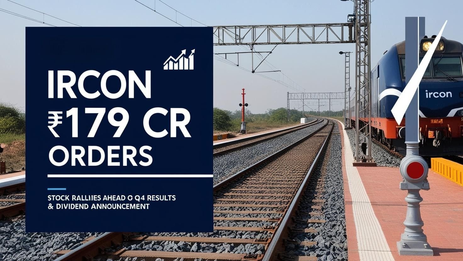 Latest ircon share price: ircon secures ₹179 cr railway orders