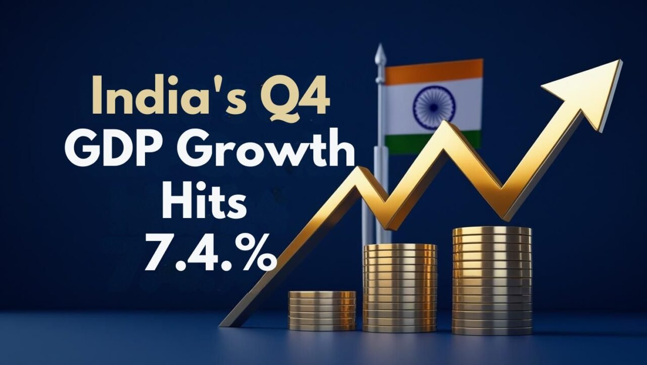 India’s Q4 GDP Growth Hits 7.4%- What It Means for Markets; All Eyes on RBI’s Policy 1 India's Q4 GDP Growth Hits 7.4%