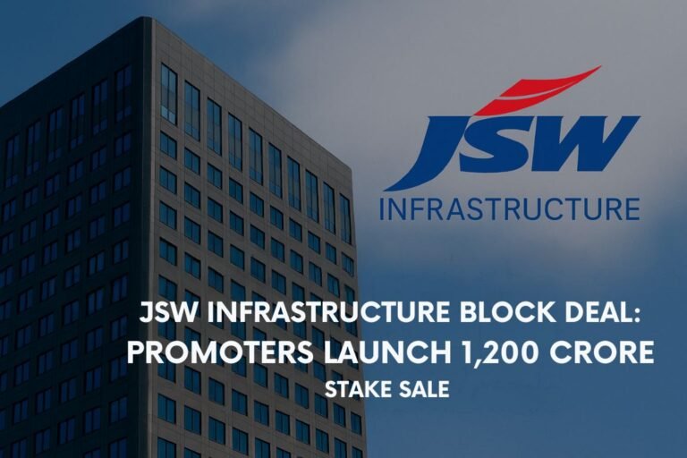 JSW Infrastructure Block Deal: Promoters Launch ₹1,200 Crore Stake Sale to Meet SEBI Rules 3 JSW Infrastructure Block Deal: Promoters Launch ₹1,200 Crore Stake Sale to Meet SEBI Rules