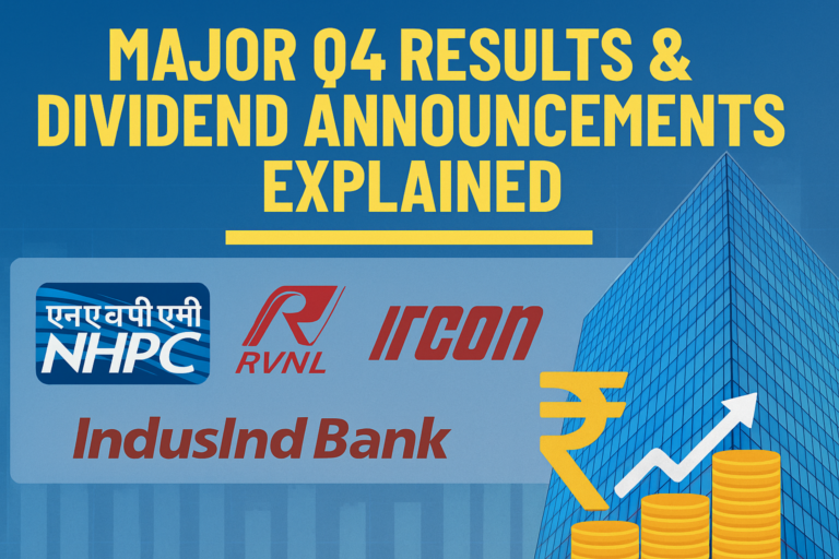 Indian Market Snaps Losing Streak | Major Q4 Results & Dividend Announcements Explained 3 Q4 Results and Dividend