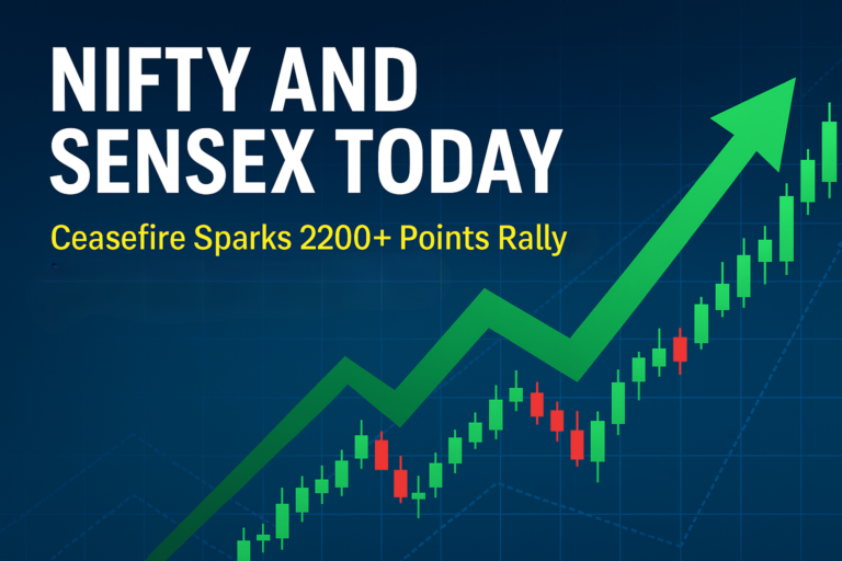 Nifty and Sensex Today: Ceasefire Sparks 2200+ Points Rally in the Markets 3 Nifty and Sensex Today: Ceasefire Sparks 2200+ Points Rally in the Markets
