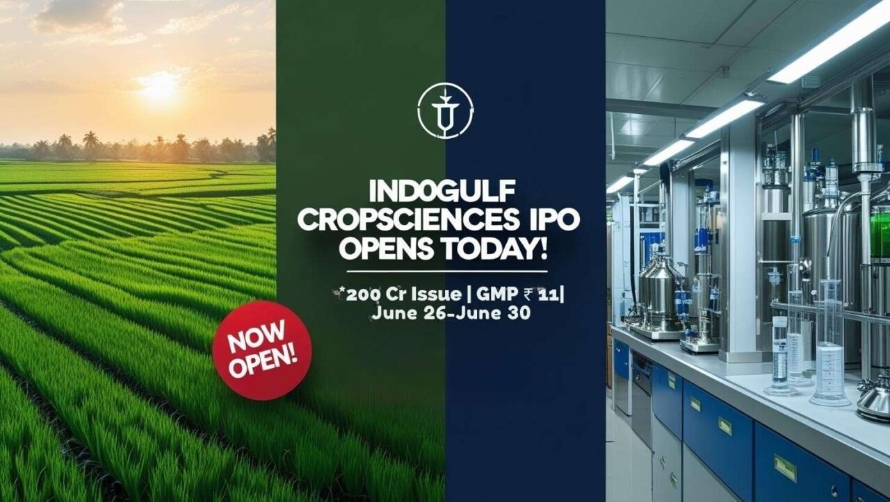 Indogulf Cropsciences IPO: ₹200 Cr Agrochemical Issue Opens Today June 26 – Full Details Inside 1 Indogulf Cropsciences IPO