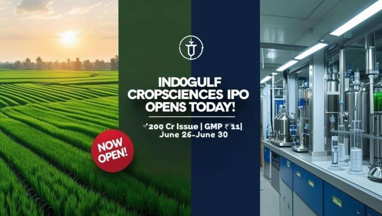 Indogulf Cropsciences IPO: ₹200 Cr Agrochemical Issue Opens Today June 26 – Full Details Inside 6 Indogulf Cropsciences IPO