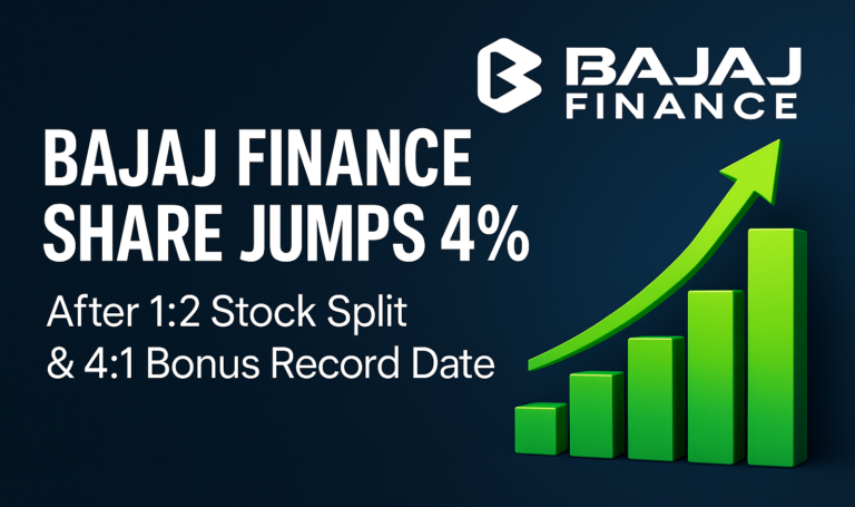 Bajaj Finance Share Jumps 4% After 1:2 Stock Split & 4:1 Bonus Record Date 6 Bajaj Finance Share
