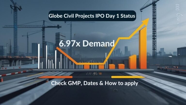 Globe Civil Projects IPO Day 1 Witnesses 6.97x Demand – Check Latest GMP, Dates & How to Apply 3 Globe Civil Projects IPO Day 1 Status