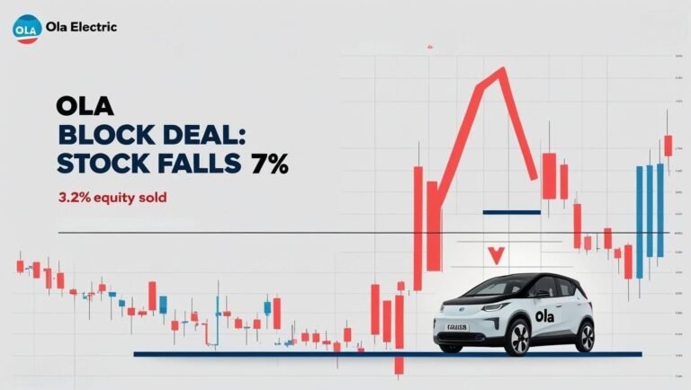 Ola Electric Block Deal: Shares Jolt 7% as 3.2% Stake Changes Hands 3 OLA Electric Block Deal
