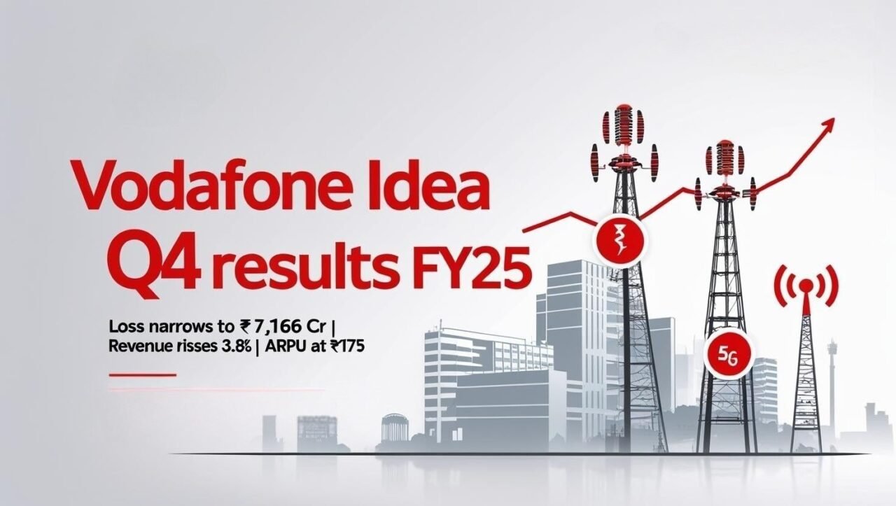 Vodafone Idea Q4 Results 2025: ₹7,166 Cr Loss,₹20,000 Cr Fundraise – Key Highlights Inside! 1 Vodafone Idea Q4 Results