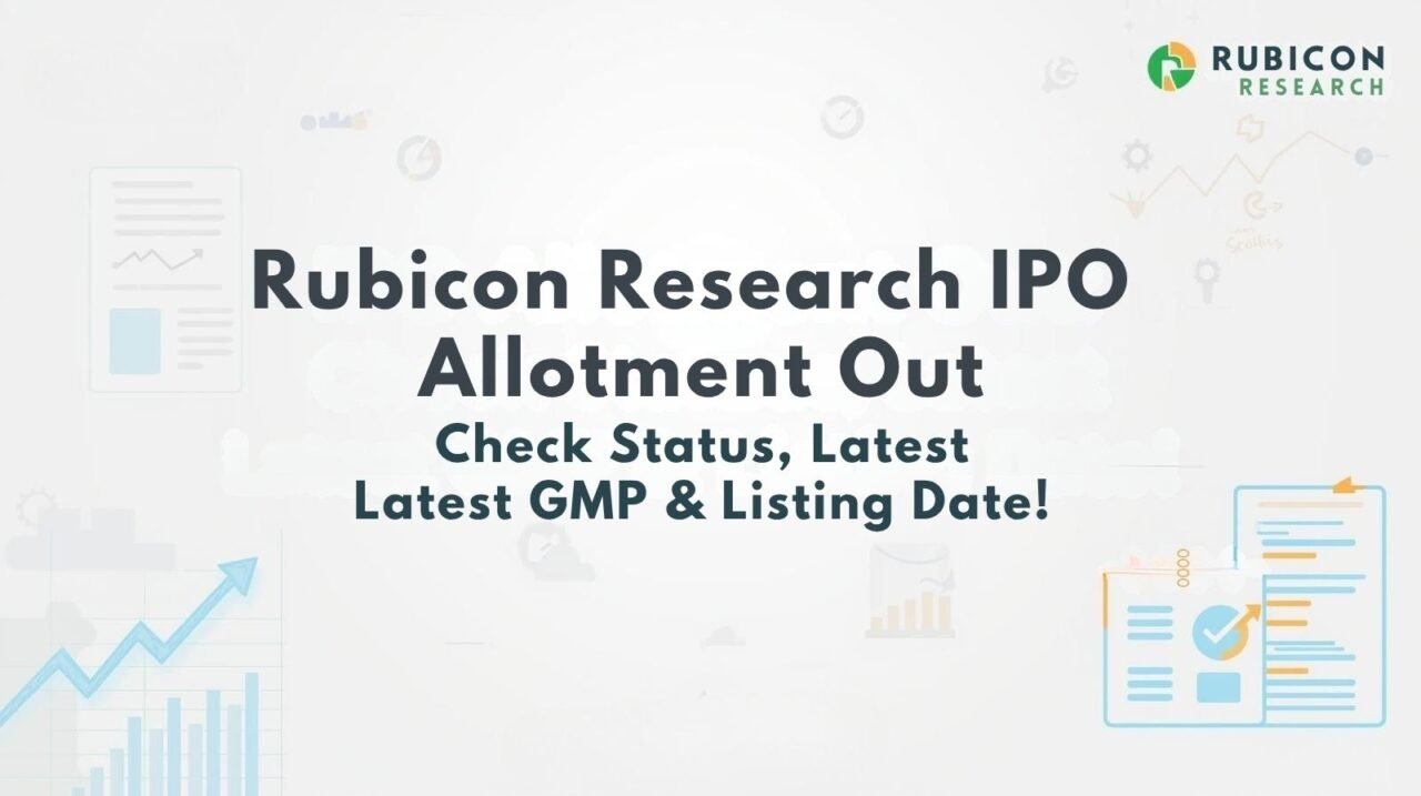 Rubicon Research IPO Allotment Out: Check Status, Latest GMP & Listing Date Here! 1 Rubicon Research IPO Allotment Out