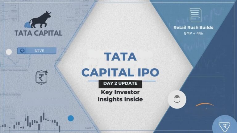 Tata Capital IPO Day 2: Retail Rush Builds as QIBs Drive 39% Subscription, GMP Jumps 4% — Key Investor Insights Inside 2 TATA CAPITAL IPO DAY 2