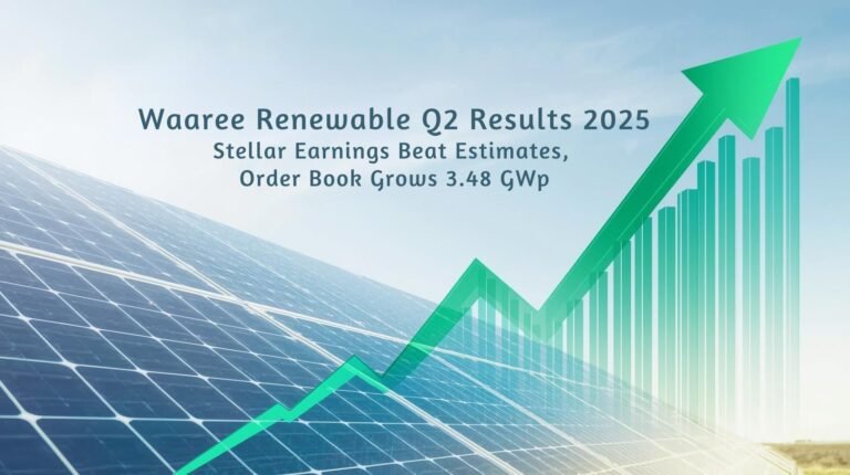 Waaree Renewable Q2 Results 2025: Stellar Earnings Beat Estimates, Order Book Grows 3.48 GWp 6 Waaree Renewable Q2 Results 2025