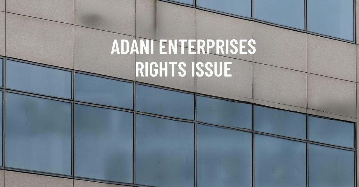 Adani enterprises rights issue 1