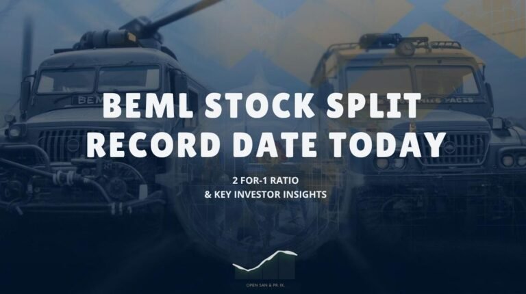 Beml stock split record date today