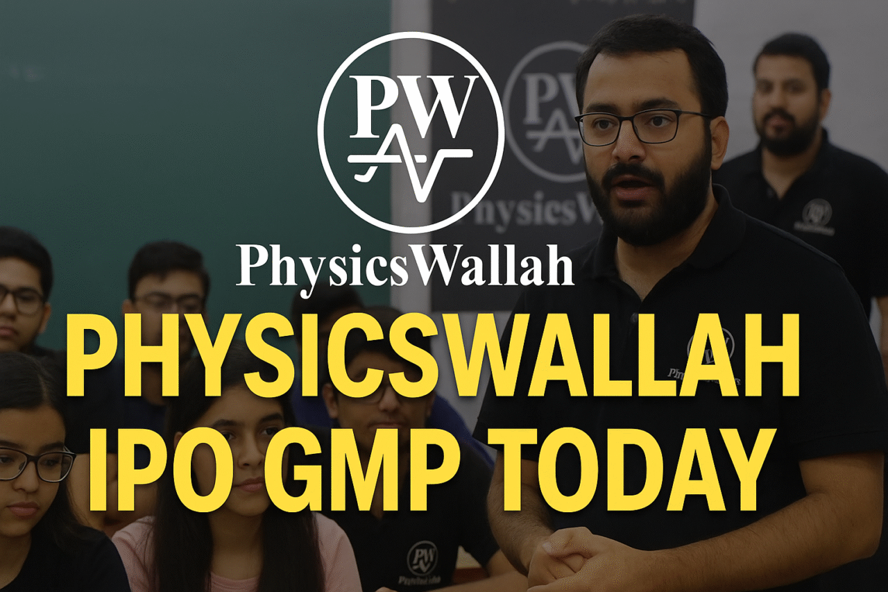 Physicswallah ipo gmp today