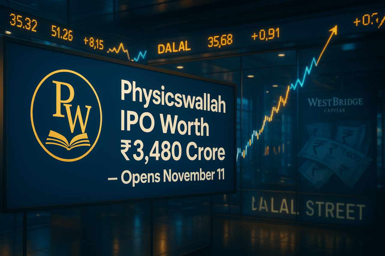 India's Ed-Tech Giant, PhysicsWallah IPO Worth ₹3,480 Crore to Open on November 11! Check Key Details 1 Physicswallah ipo