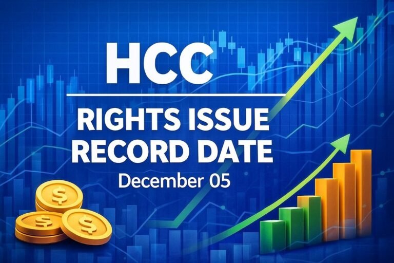 Hcc rights issue record date