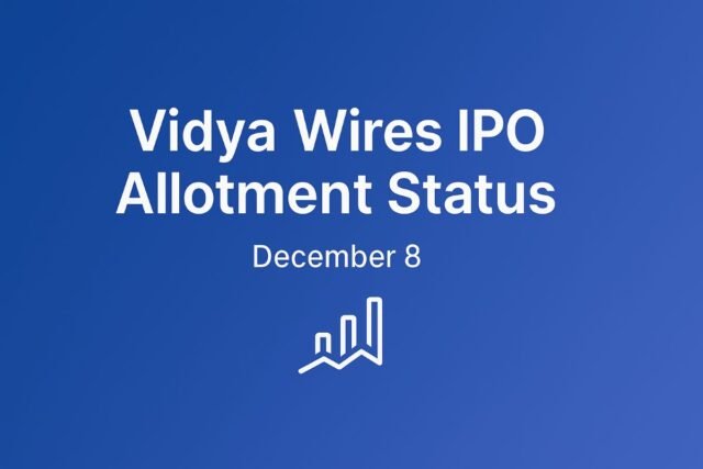 Vidya wires ipo allotment