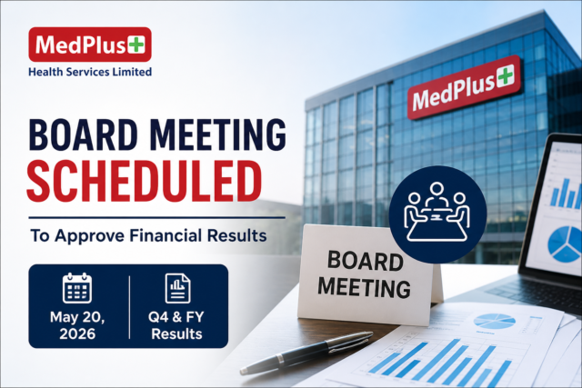 Medplus health services limited schedules board meeting