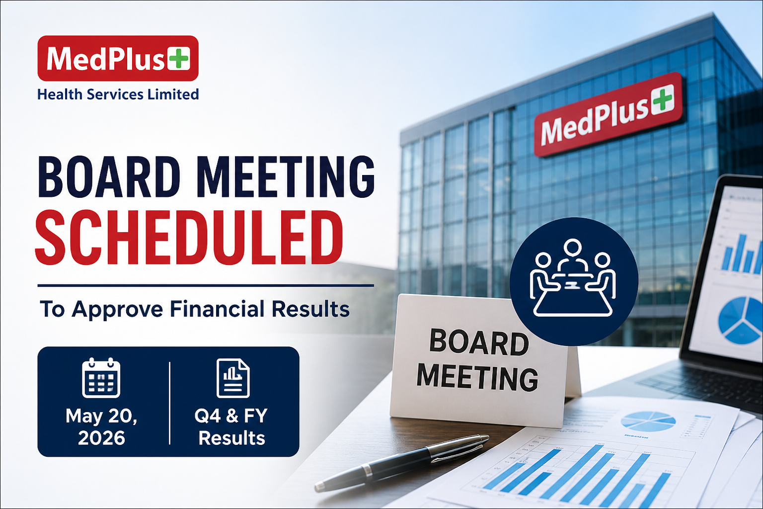 Medplus health services limited schedules board meeting